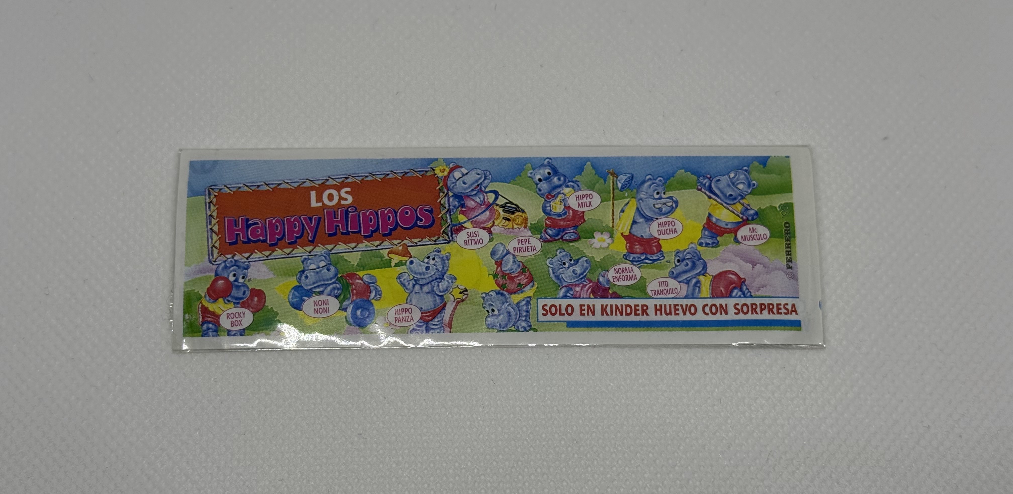 Los hipopótamos felices - Cartina