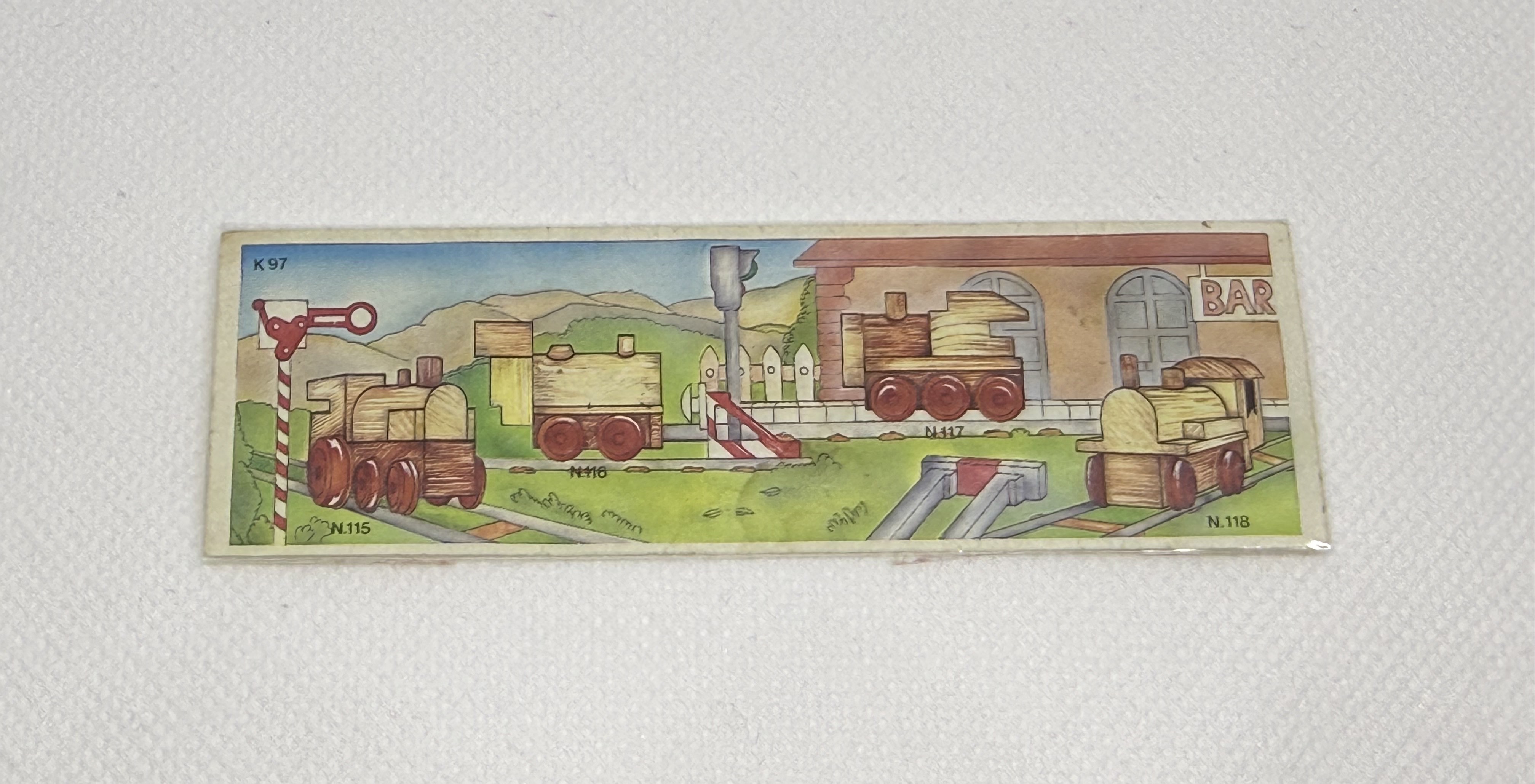 Trenes de Madera - Cartina