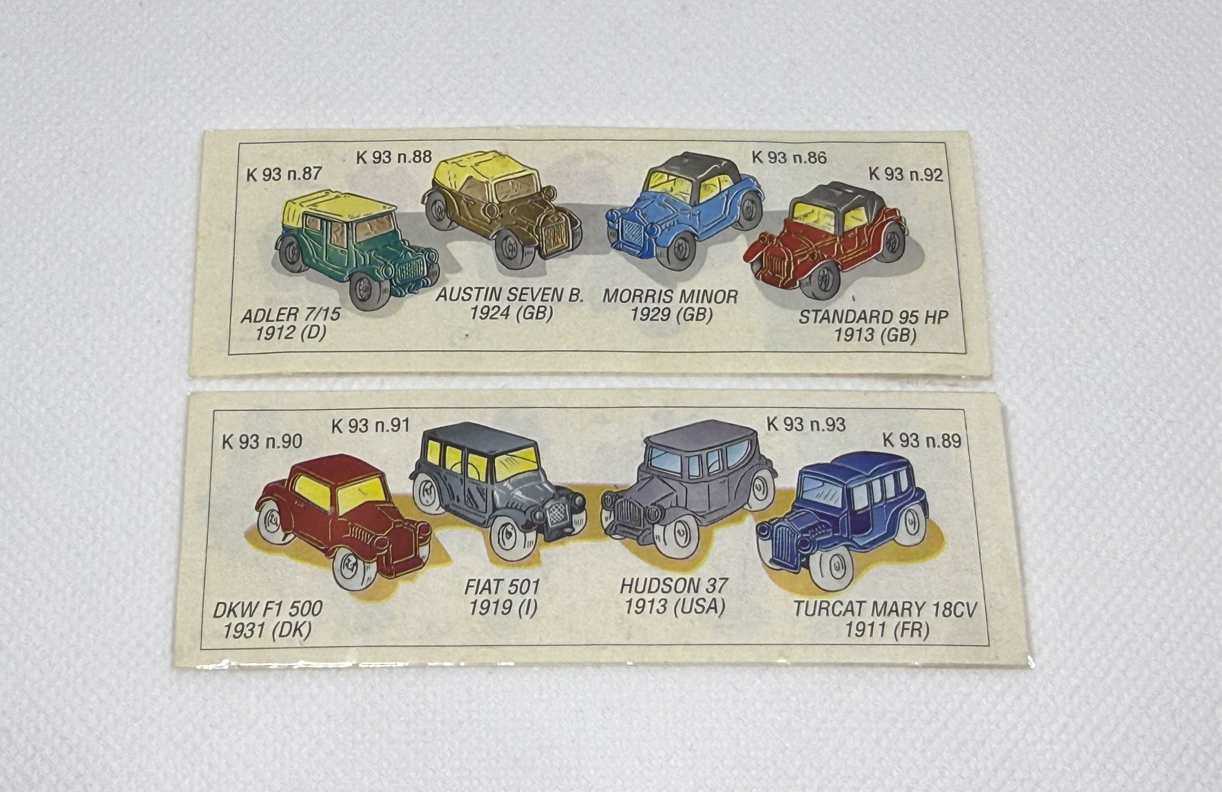 Autos Antiguos - Segunda Serie - Cartina